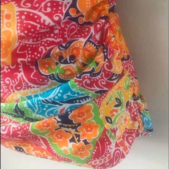 Chaps Tankini Swim Top Halter - Picture 7 of 13